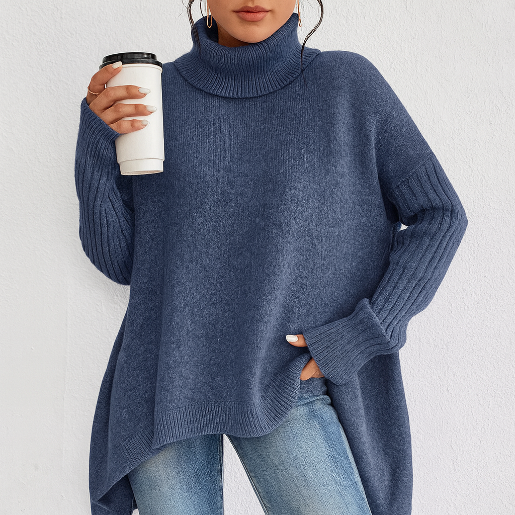 Tina – Udobna Oversized Dolčevita