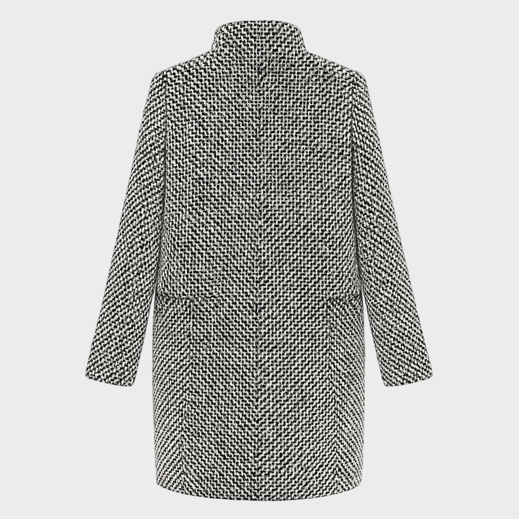 Nina – Klasičan Kaput s Uzorkom