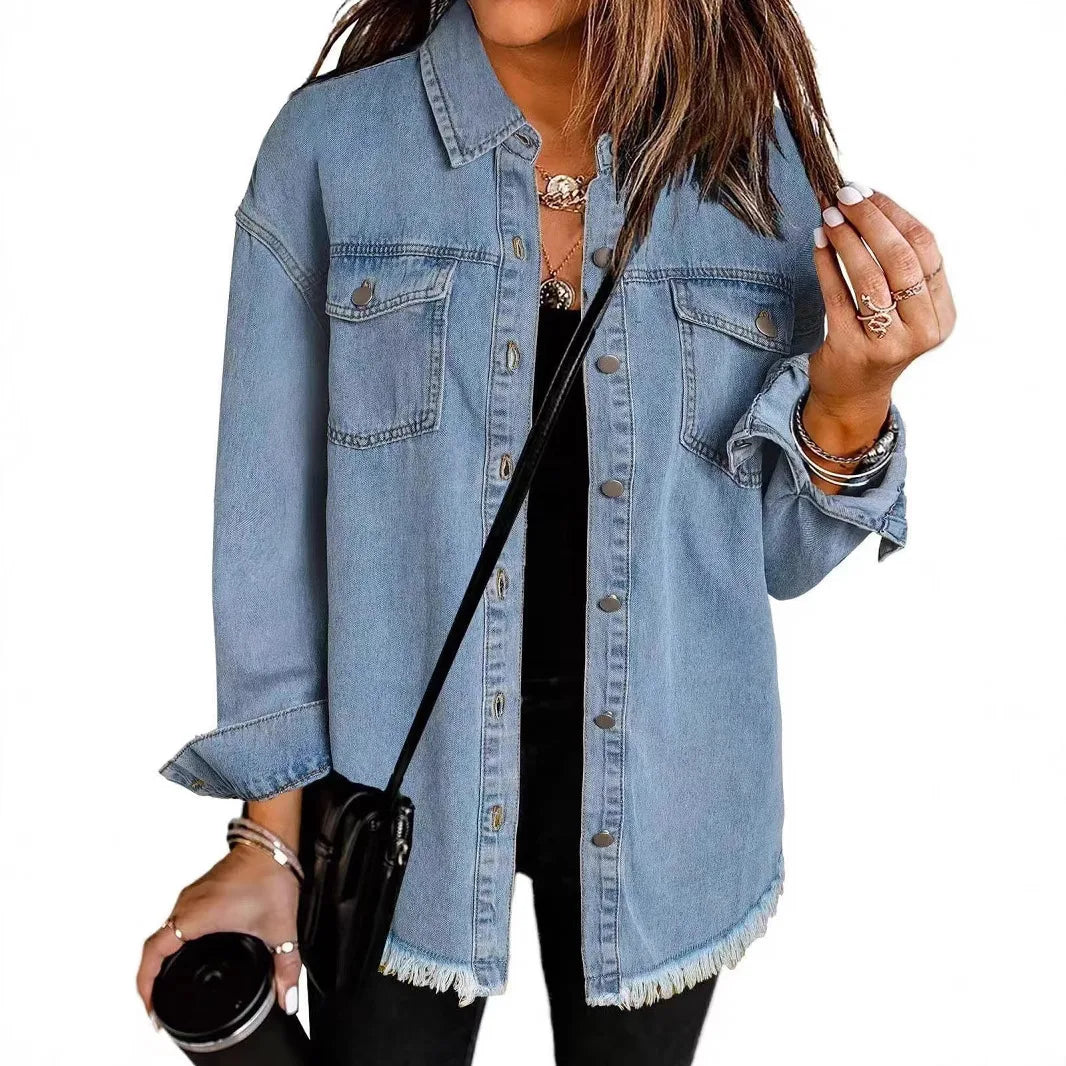 Bojana – Opuštena Denim Košulja